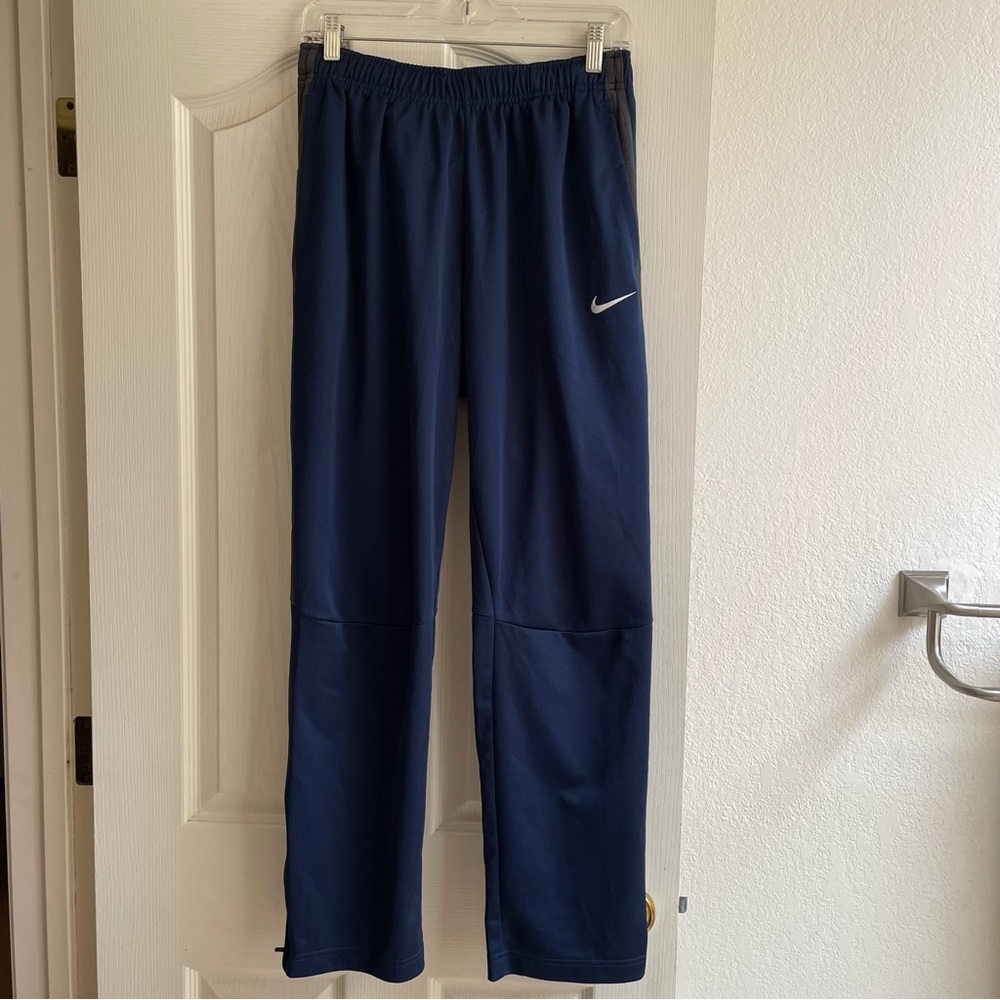 Nike Joggers Blue Athletic Warm Up Pants Size L